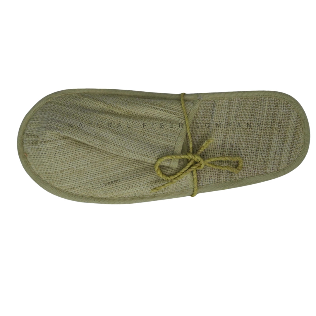 Banana Fiber Slippers, Luxury Spa Slippers, Non-slip Closed Toe Washable Slippers for Hotel, Guest ,Travel, Women and Men, Washable Slippers for Home Hotel Spa Bedroom,