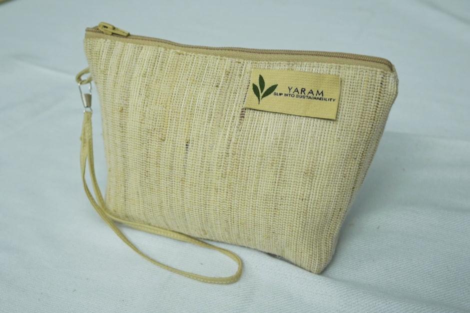 Banana Fiber Clutch Bag, Women Handbag, Handmade Clutch bag, Handmade Banana Fiber Pouch, Party Clutch Bag, Summer Handbag, Handcrafted Pouch Purse