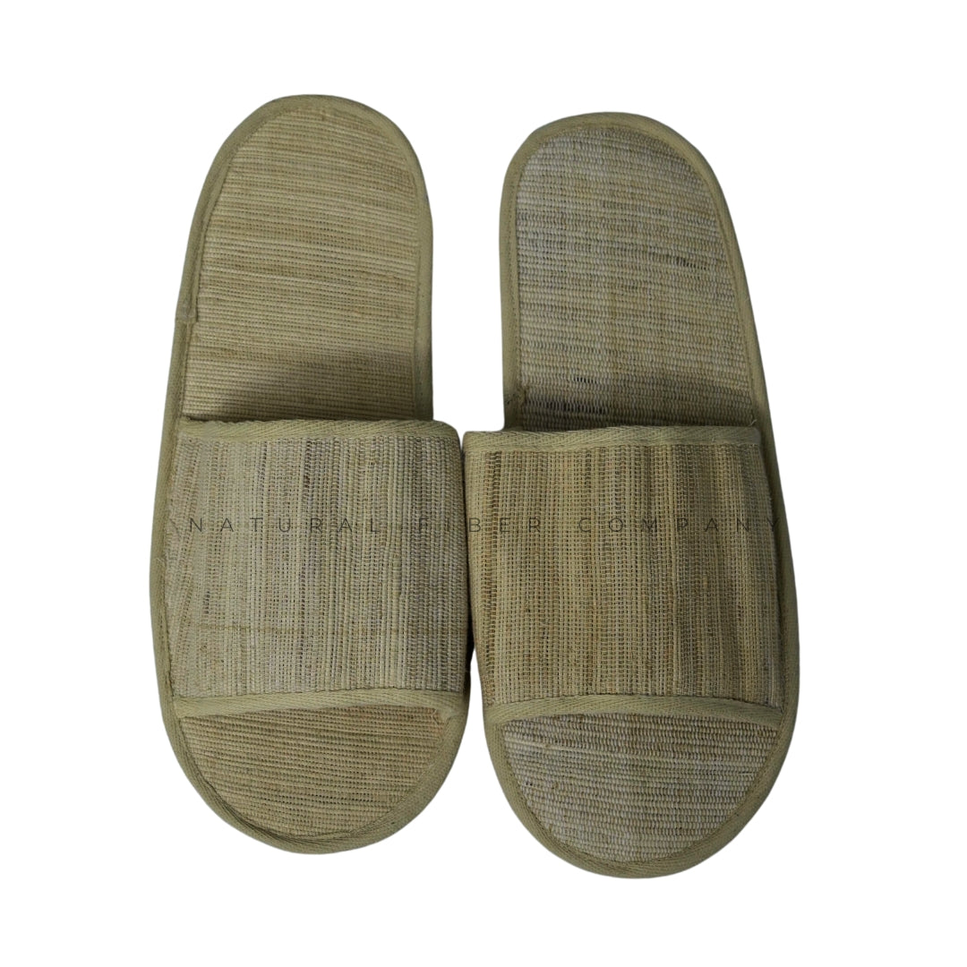 Banana Fiber Slippers, Luxury Spa Slippers, Non-slip Closed Toe Washable Slippers for Hotel, Guest ,Travel, Women and Men, Washable Slippers for Home Hotel Spa Bedroom,