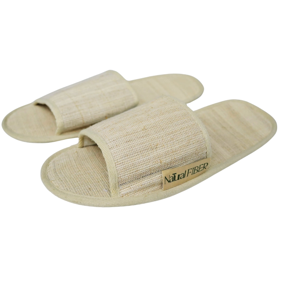 Banana Fiber Slippers, Luxury Spa Slippers, Non-slip Closed Toe Washable Slippers for Hotel, Guest ,Travel, Women and Men, Washable Slippers for Home Hotel Spa Bedroom,