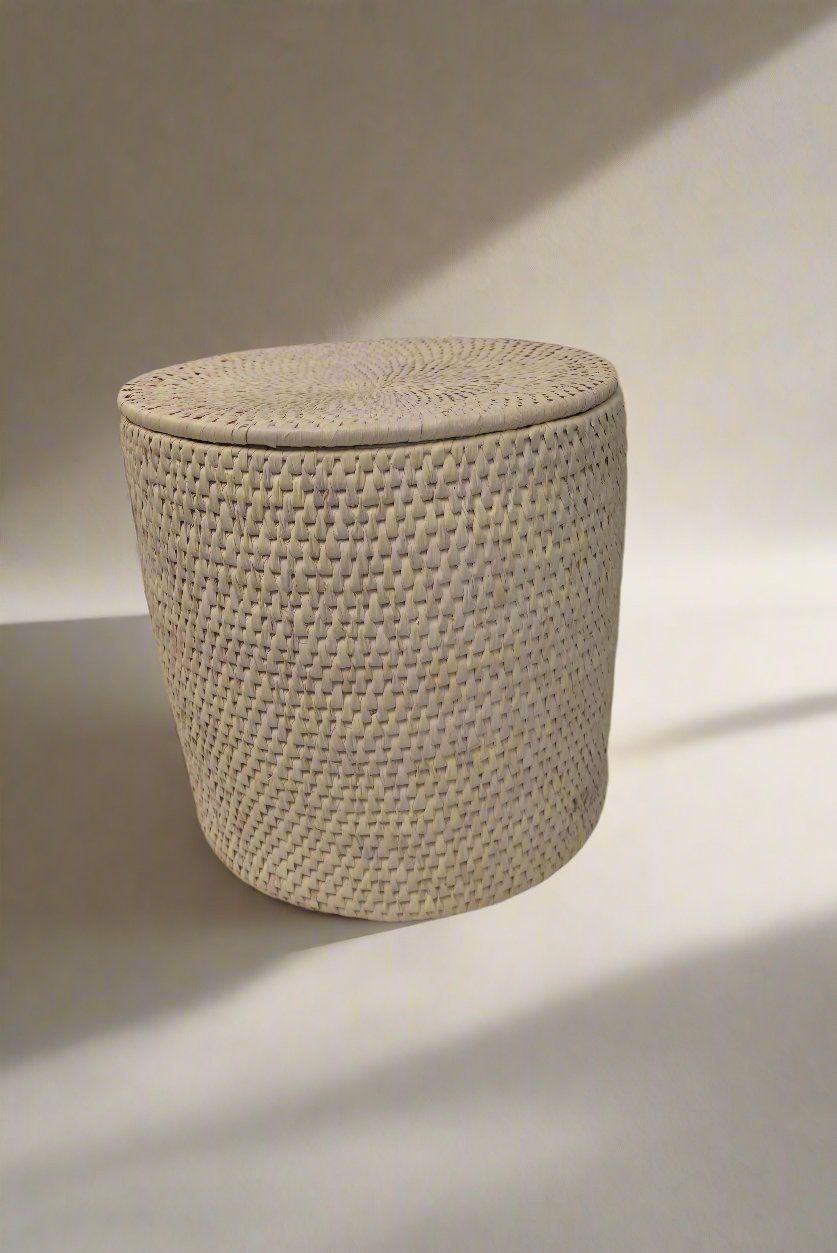 Natural Fiber/Date Fiber Open Laundry Basket