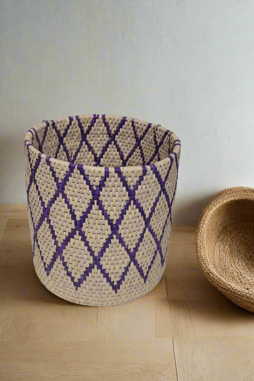 Natural Fiber Laundry Basket