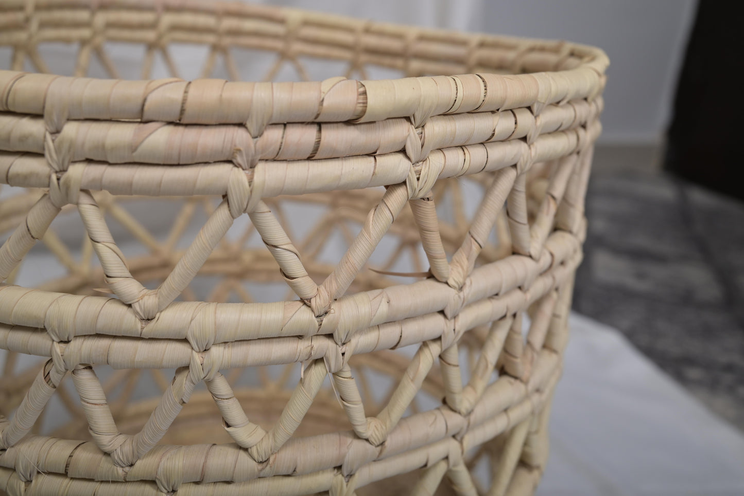 Natural Fiber Laundry Basket (Medium)